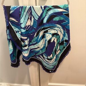 Pucci Vibrant Abstract Silk Scarf